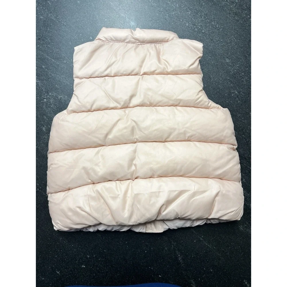 Baby Gap Girls Pink Puffer‎ Vest 2 Years PrimaLoft Down Alternative EUC